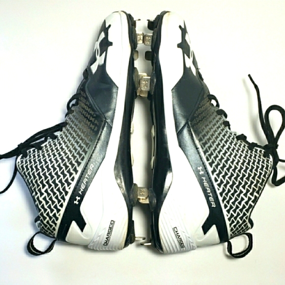 Mens Under Armour Hightop Heater Baseball Cleats - Picture 3 of 7